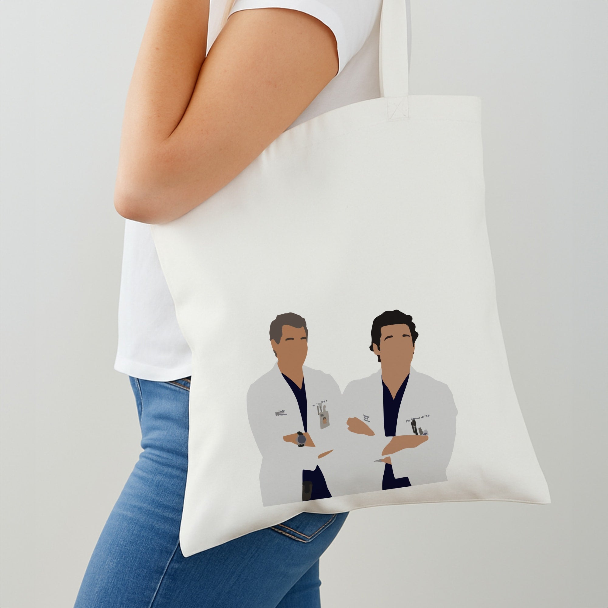 Two Doctors Arm Crossed - Grey's Shoulder Bag