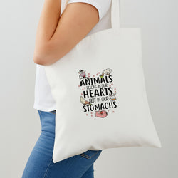Animals Belong In Our Hearts - Vegan Shoulder Bag