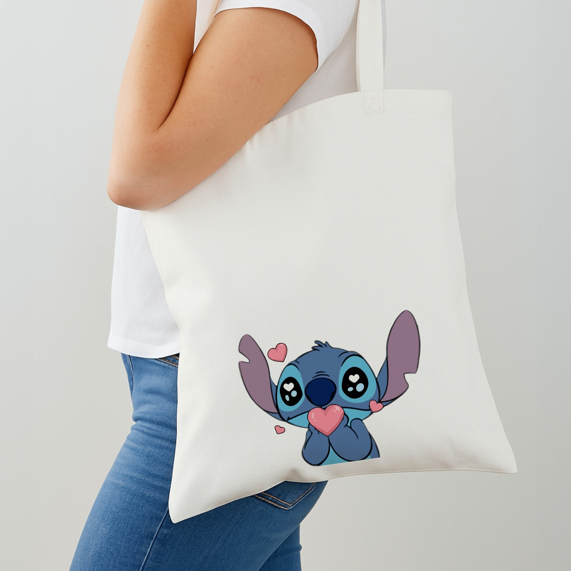 Cute Alien Blue Shoulder Bag