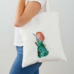 Watercolour Princess Merida Brave Fairytale Shoulder Bag