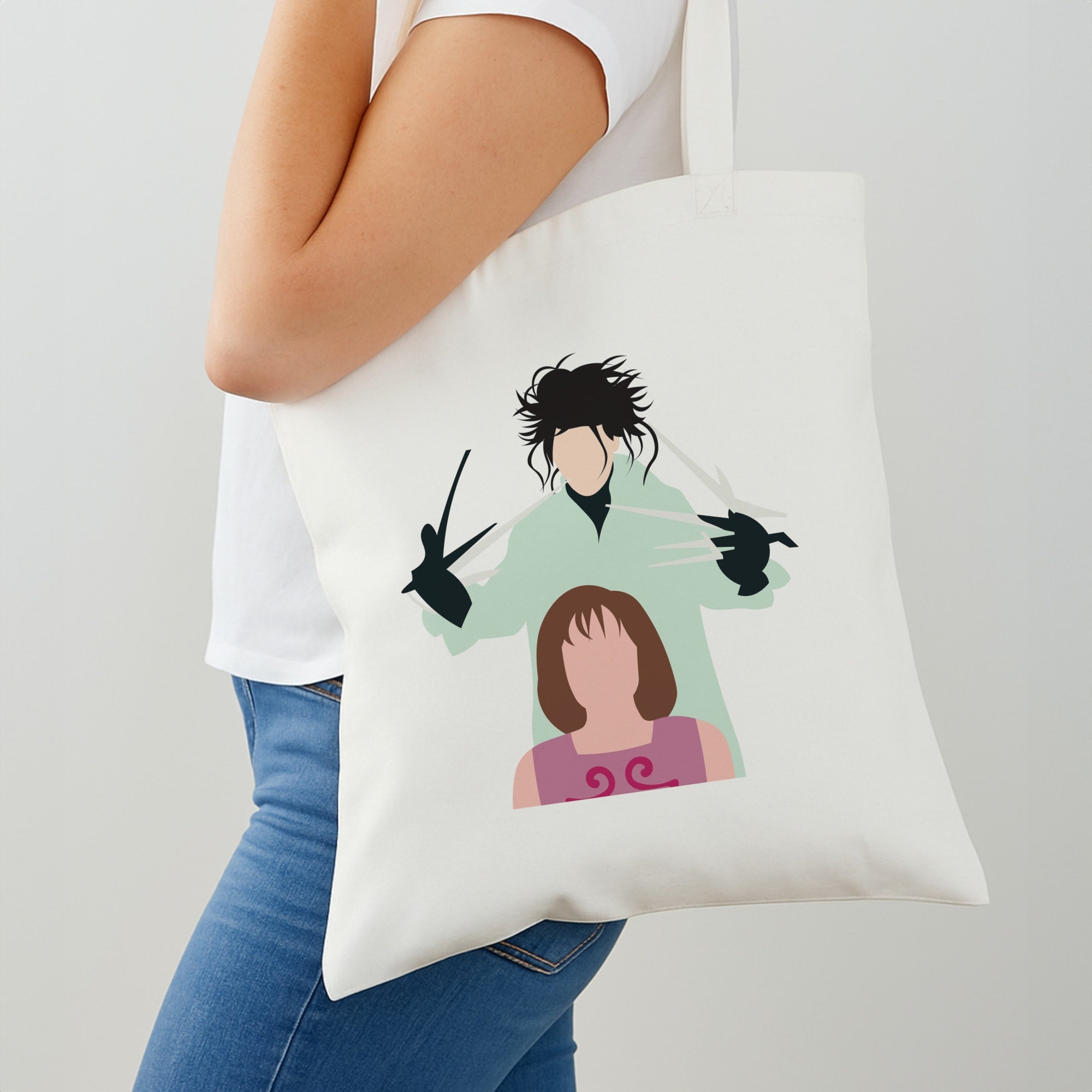 Standing - Scissorhands Tote Bag