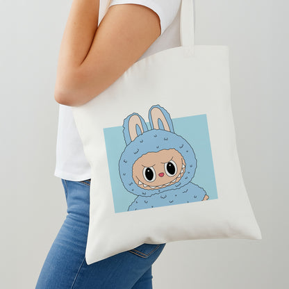 Cute Blue Notebook Monster Shoulder Bag