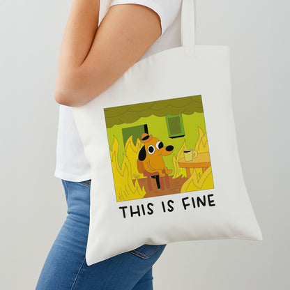 This Is Fine - Memes Shoulder Bag