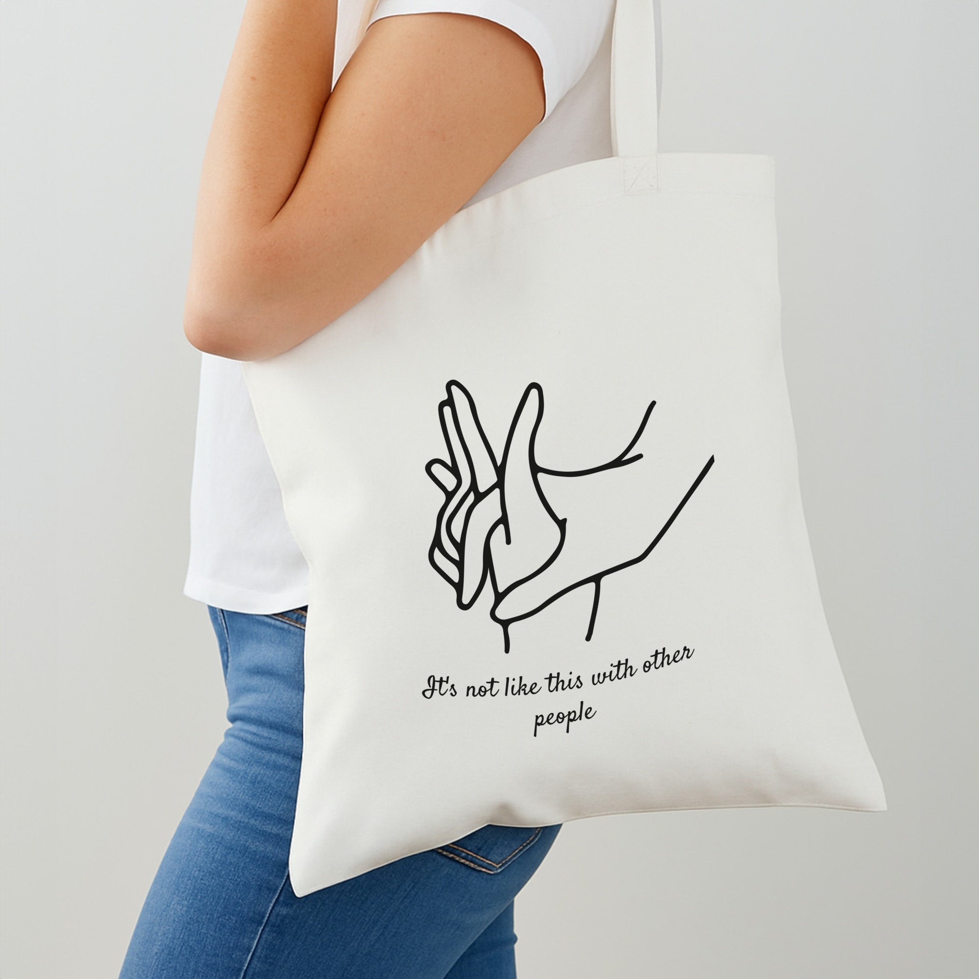 It's Not Like This With Other People Shoulder Bag