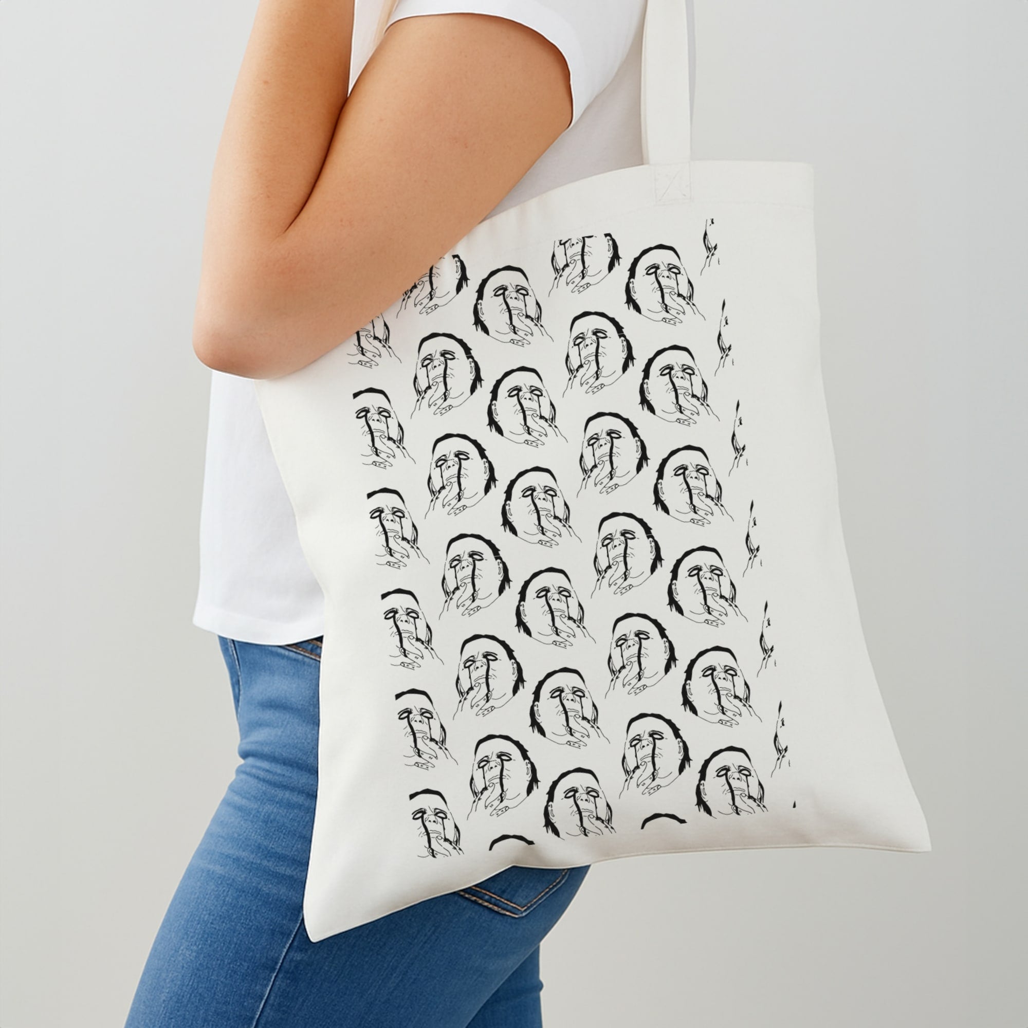 Michael Myers Pattern Shoulder Bag