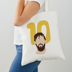 Number 10 - Messi Tote Bag
