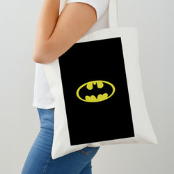 Black Bat Superhero Logo Shoulder Bag