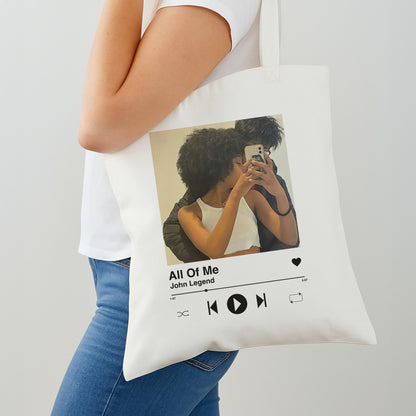 Album Cover - Personalised Couples Shoulder Bag