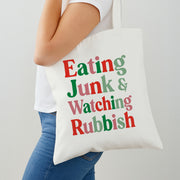Eating Junk & Watching Rubbish Tote Bag 2