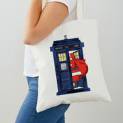 Santa's Tardis Tote Bag 2