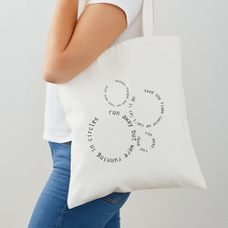 Running In Circles - Post Tote Bag