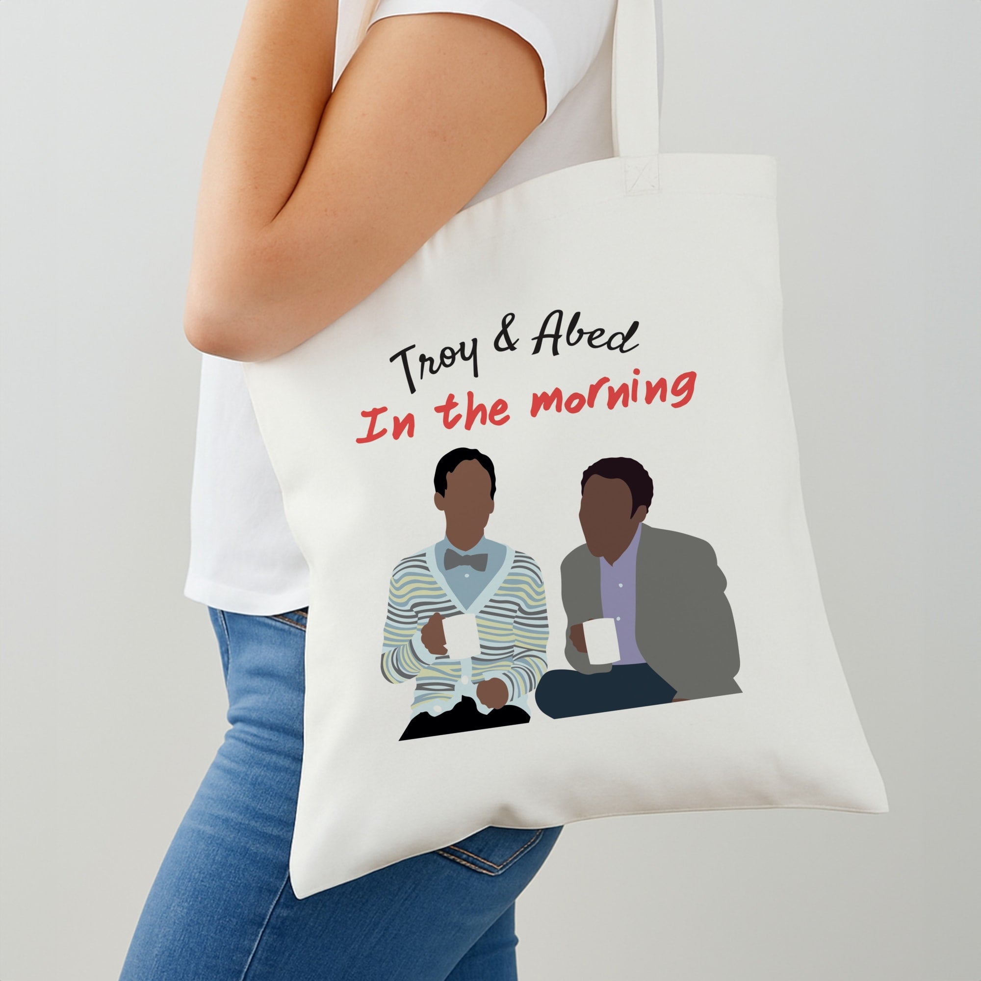 Troy And Abed In The Morning - Community Tote Bag