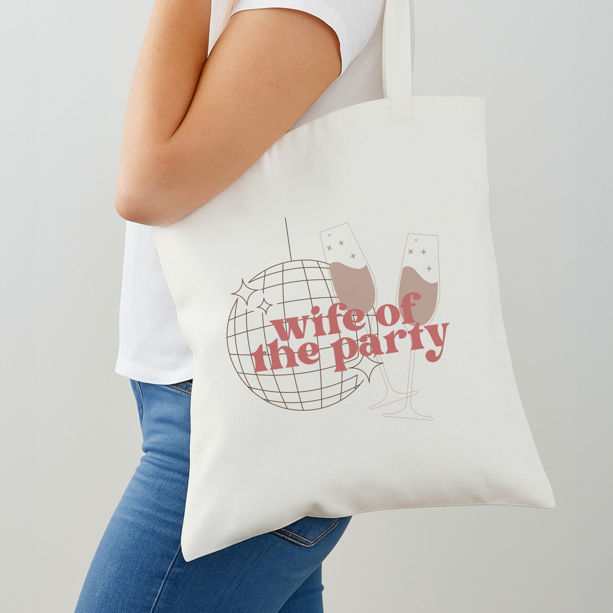 Wife Of The Party - Bridal Shoulder Bag