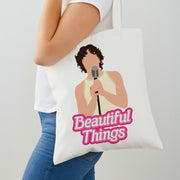 Neon Pink Beautiful Things Tote Bag 2