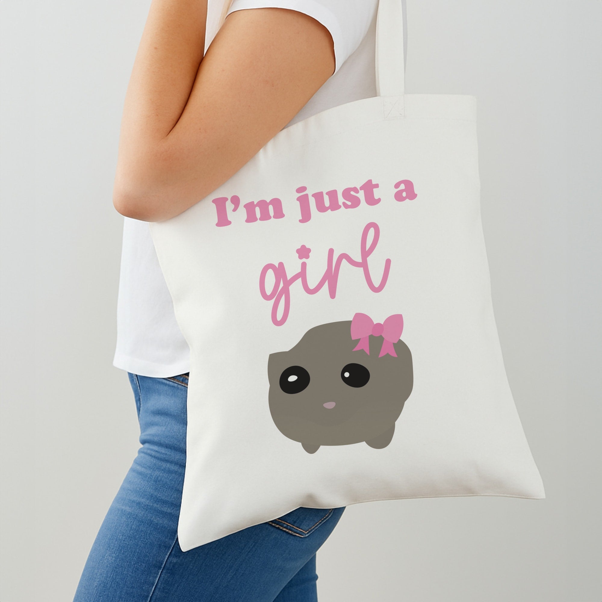 I'm Just A Girl Shoulder Bag