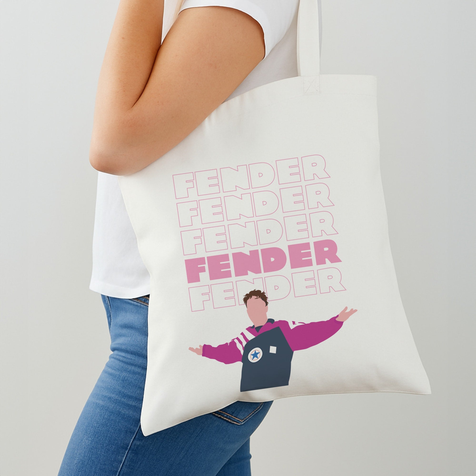 Fender Pink Sports Jersey Shoulder Bag