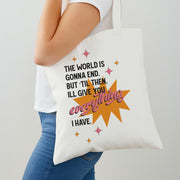 The World Is Gonna End - Fender Tote Bag 2