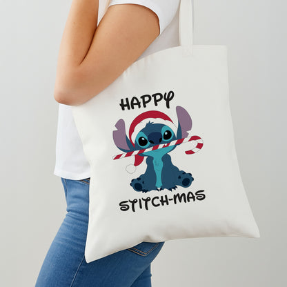 Happy Blue Alienmas - Christmas Shoulder Bag