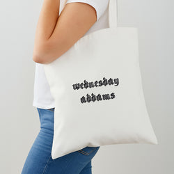 Wednesday Typogrophy Shoulder Bag