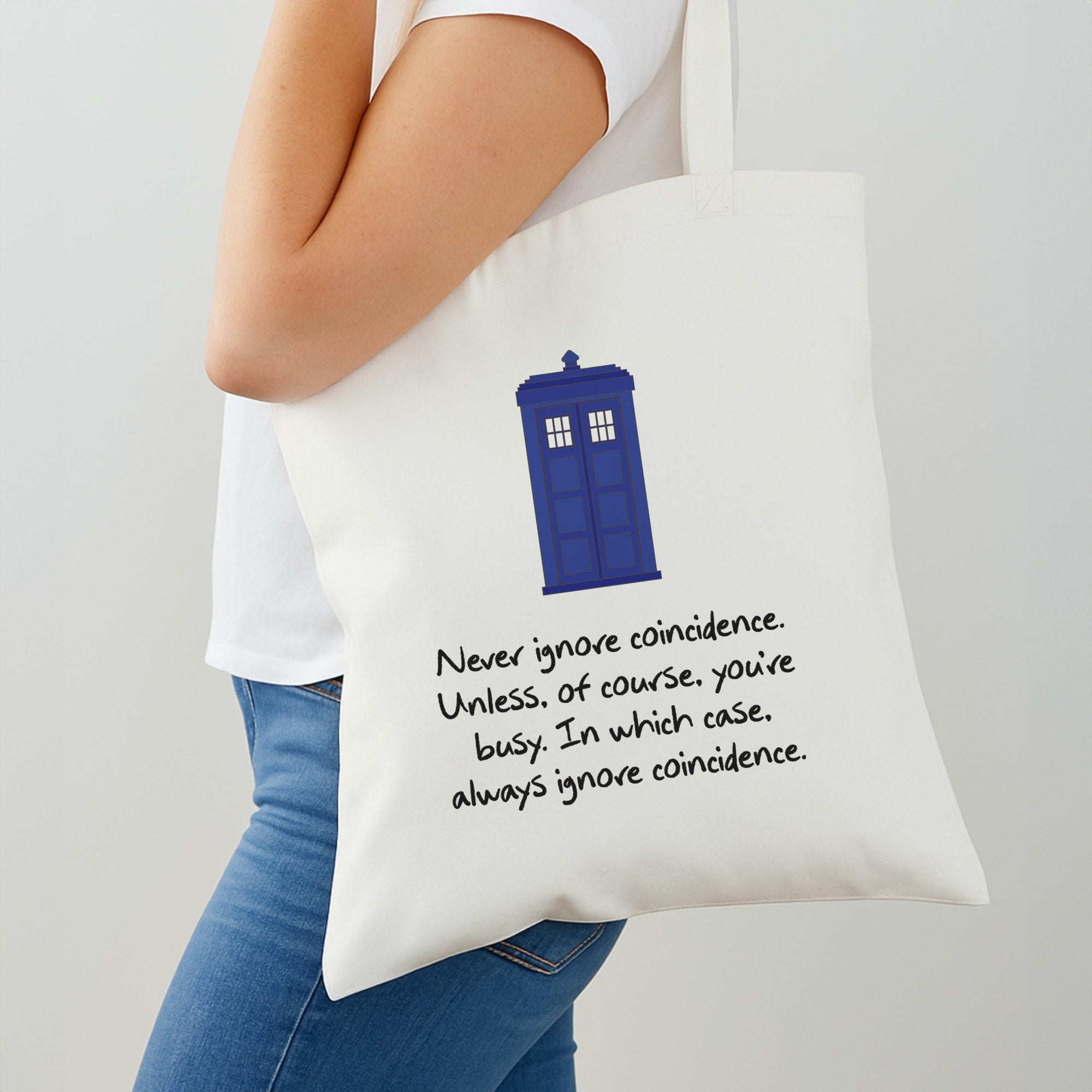 Never Ignore Coincidence Shoulder Bag