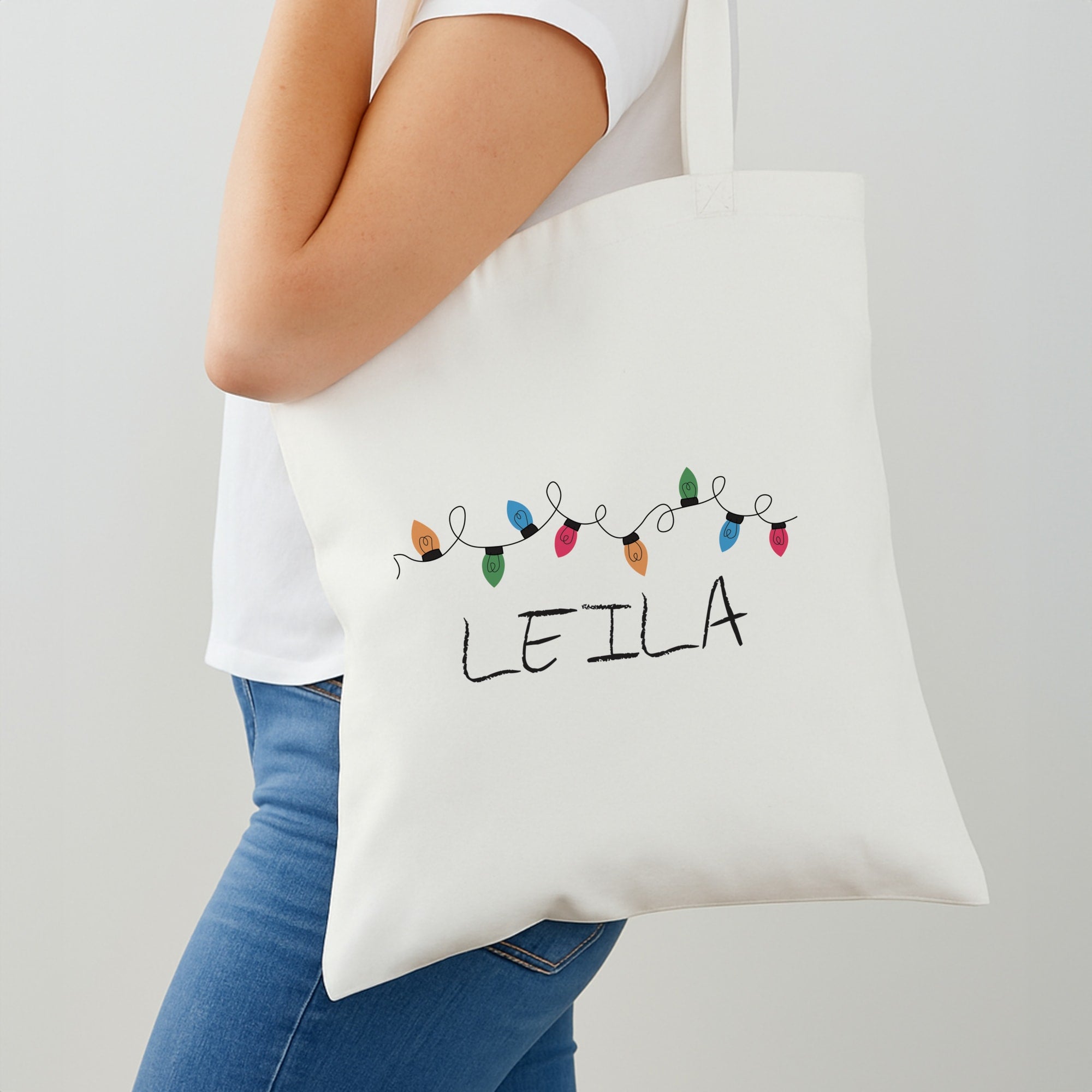 Fairy Lights - Personalised Stranger Shoulder Bag