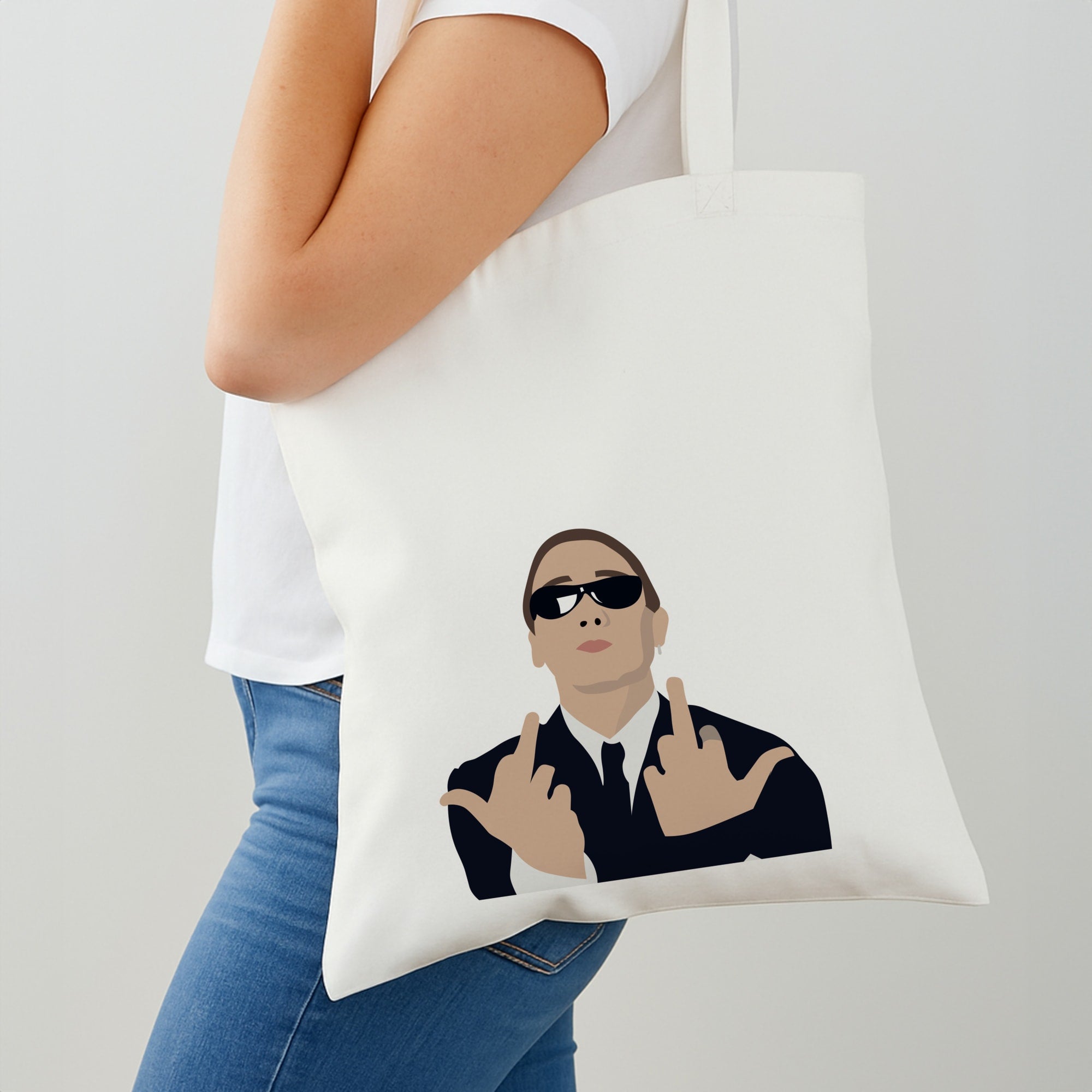 Middle Finger Shoulder Bag