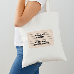 Hello I'm Anxiety - Inside Out Shoulder Bag