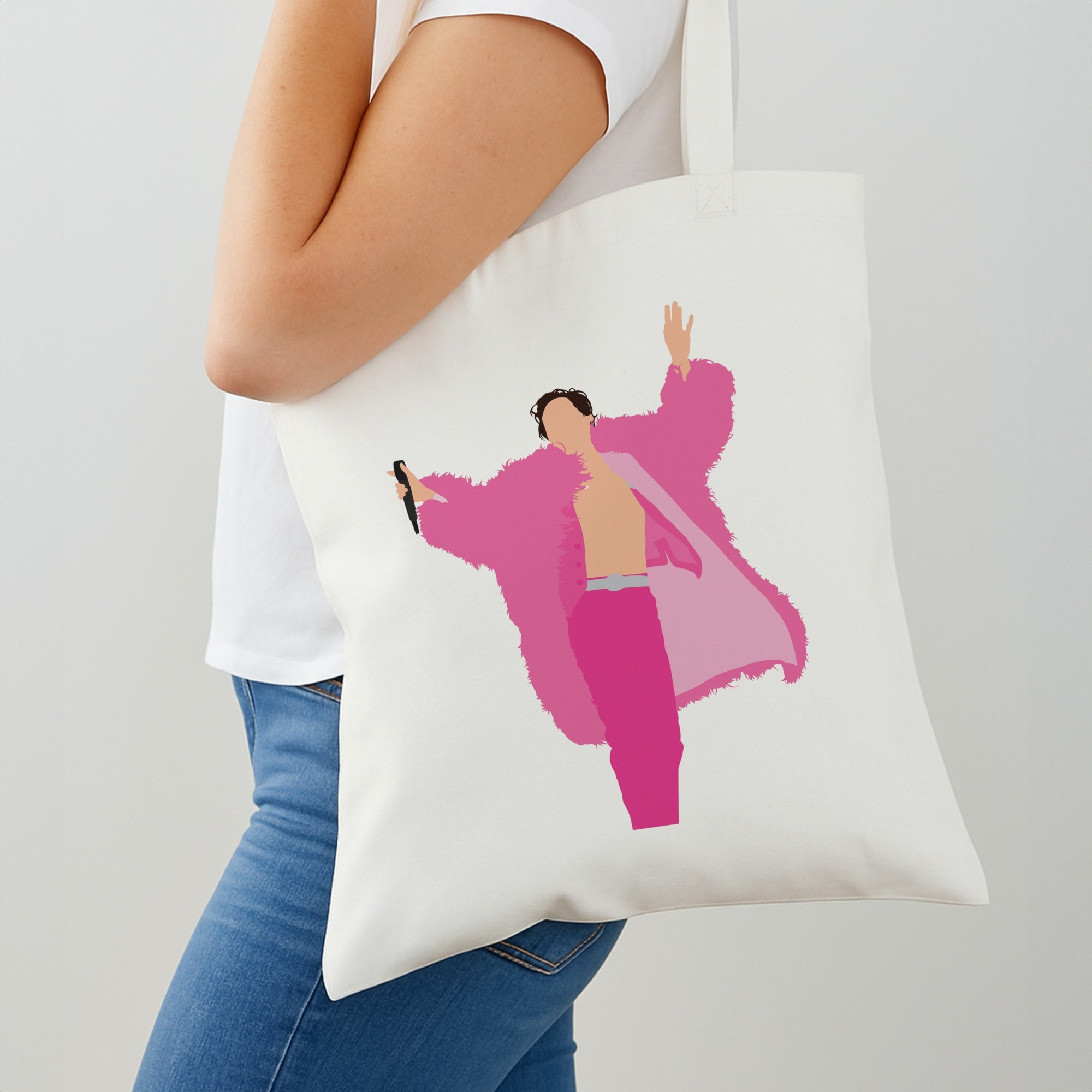 Harry Pink Coat  Tote Bag