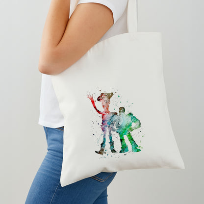 Watercolour Woody & Buzz A Story of Toys Fairytale Shoulder Bag