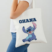 Blue Alien Ohana Tote Bag 2