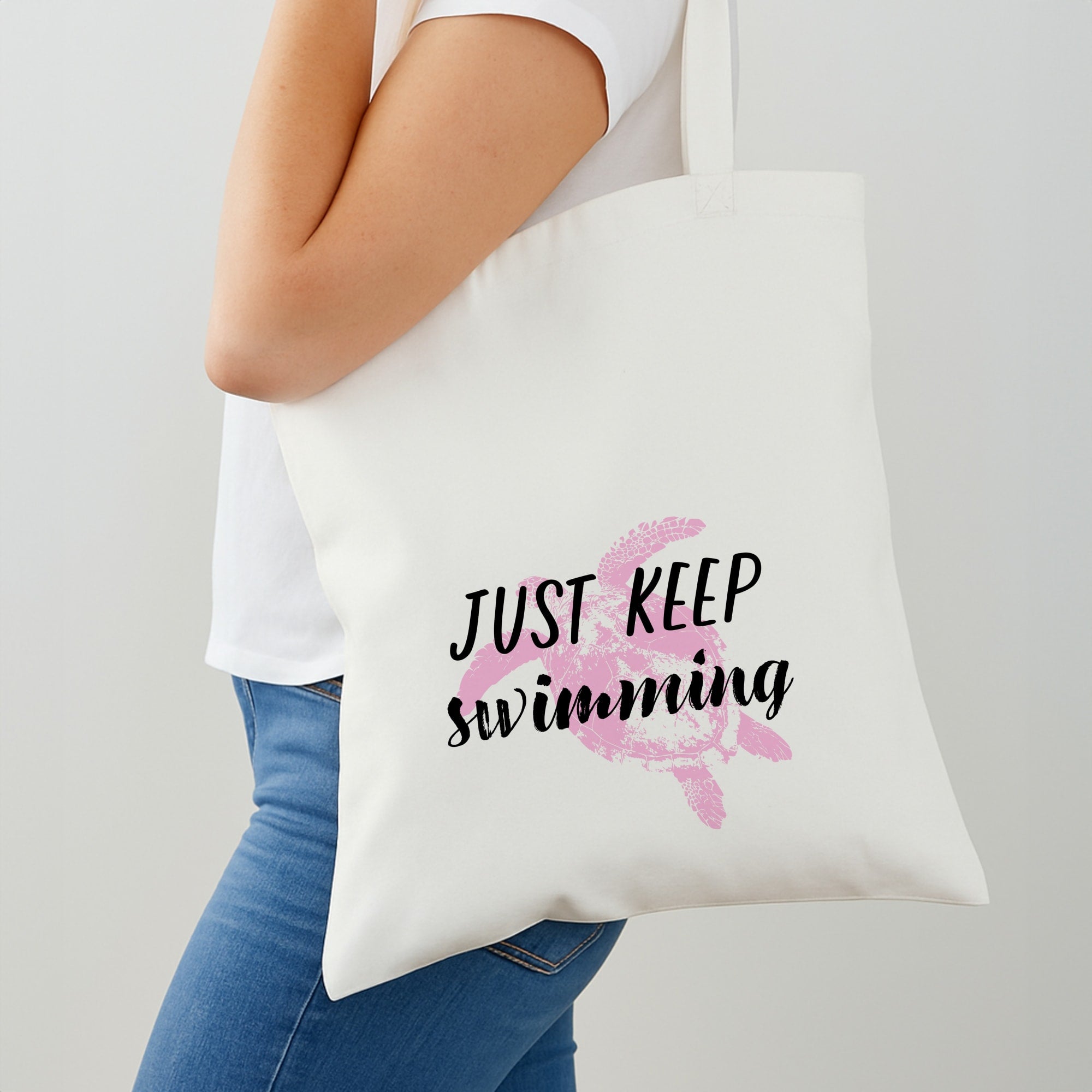 Just Keep Swimming - Summer Shoulder Bag