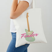 Blue Guitar Fender Tote Bag 2