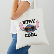 Stay Cool Blue Alien Tote Bag 2