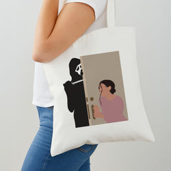 Tara And Ghostface - Scream Tote Bag