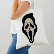 Pink Ghostface Pattern - Scream Tote Bag 2