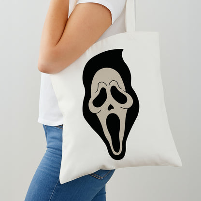 Pink Ghostface Pattern - Scream Shoulder Bag