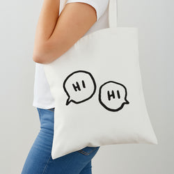 Hi Hi - Heart TV Tote Bag