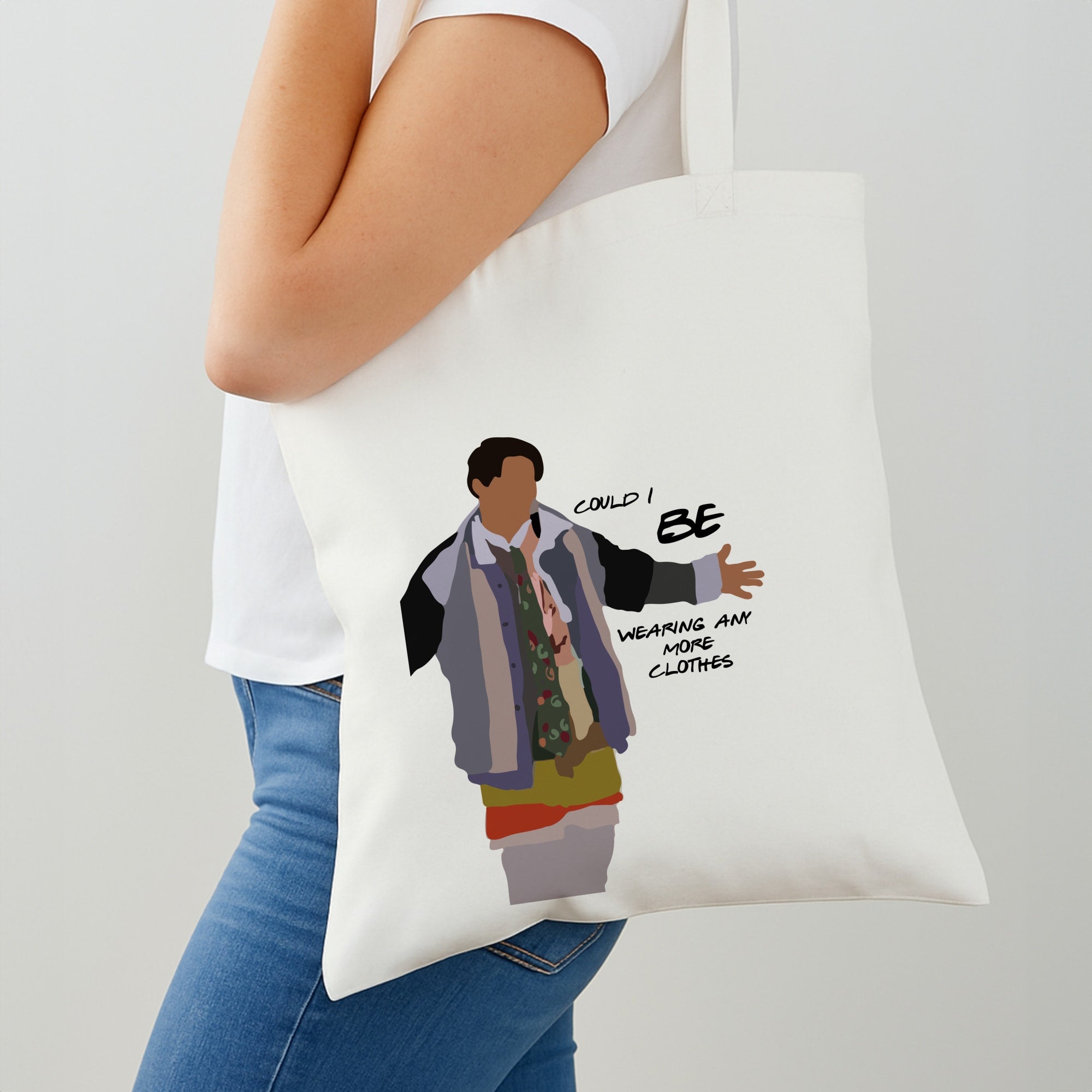 Could I Be Wearing Any More Clothes Shoulder Bag