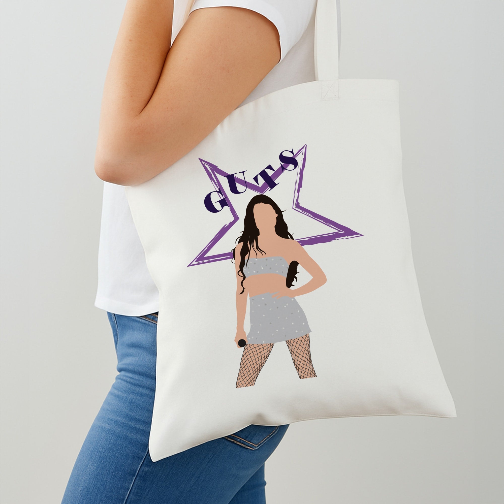 Dark Purple Olivia Tote Bag