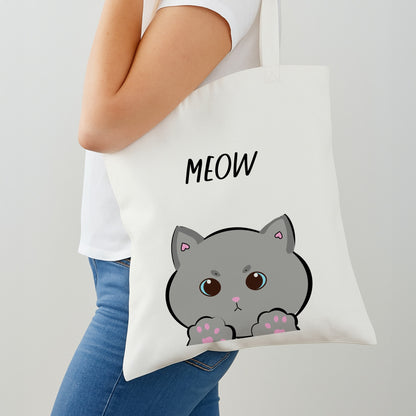 Grey Kitty - Cats Shoulder Bag