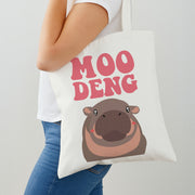 Moo Pink Tote Bag 2