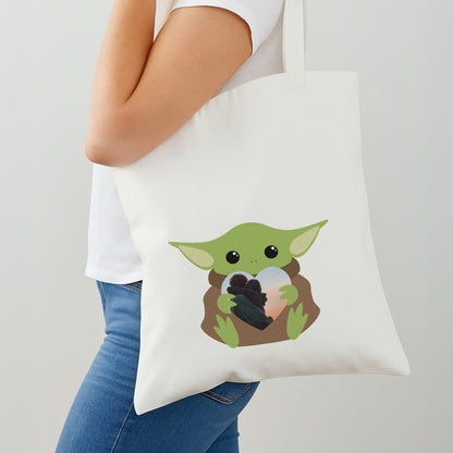 Baby Yoda - Personalised Couples Shoulder Bag