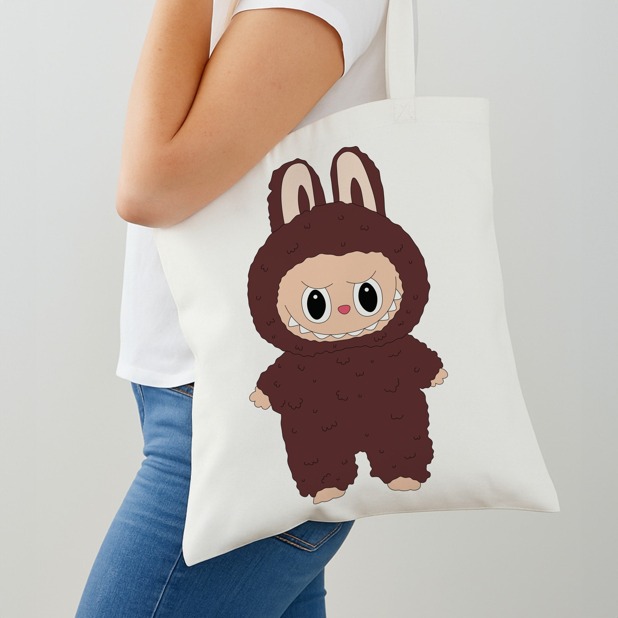 Cute Brown Monster Shoulder Bag