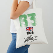 George Russel - F1 Tote Bag 2