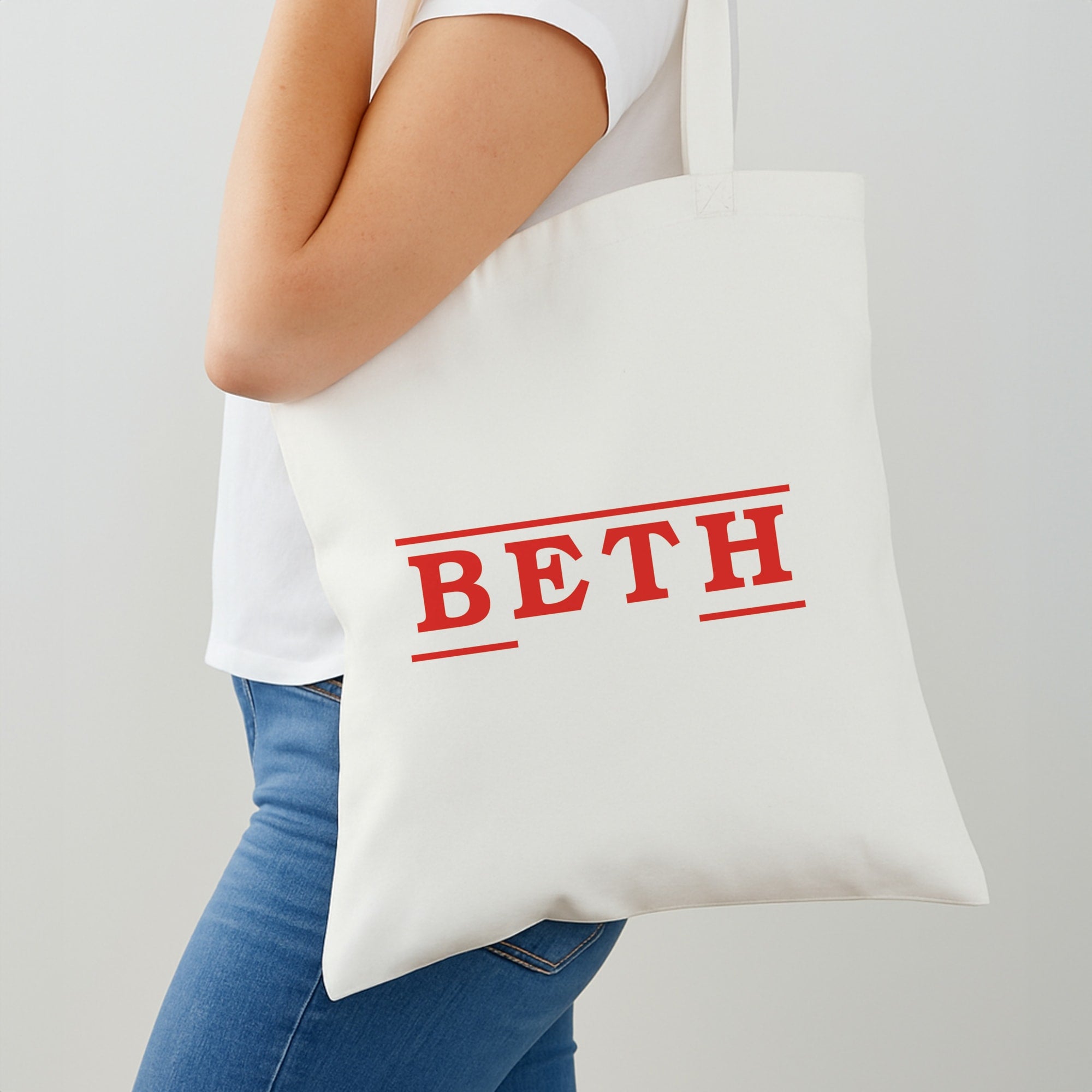 Title - Personalised Stranger Tote Bag