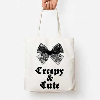 Creepy And Cute Coquette Tote Bag
