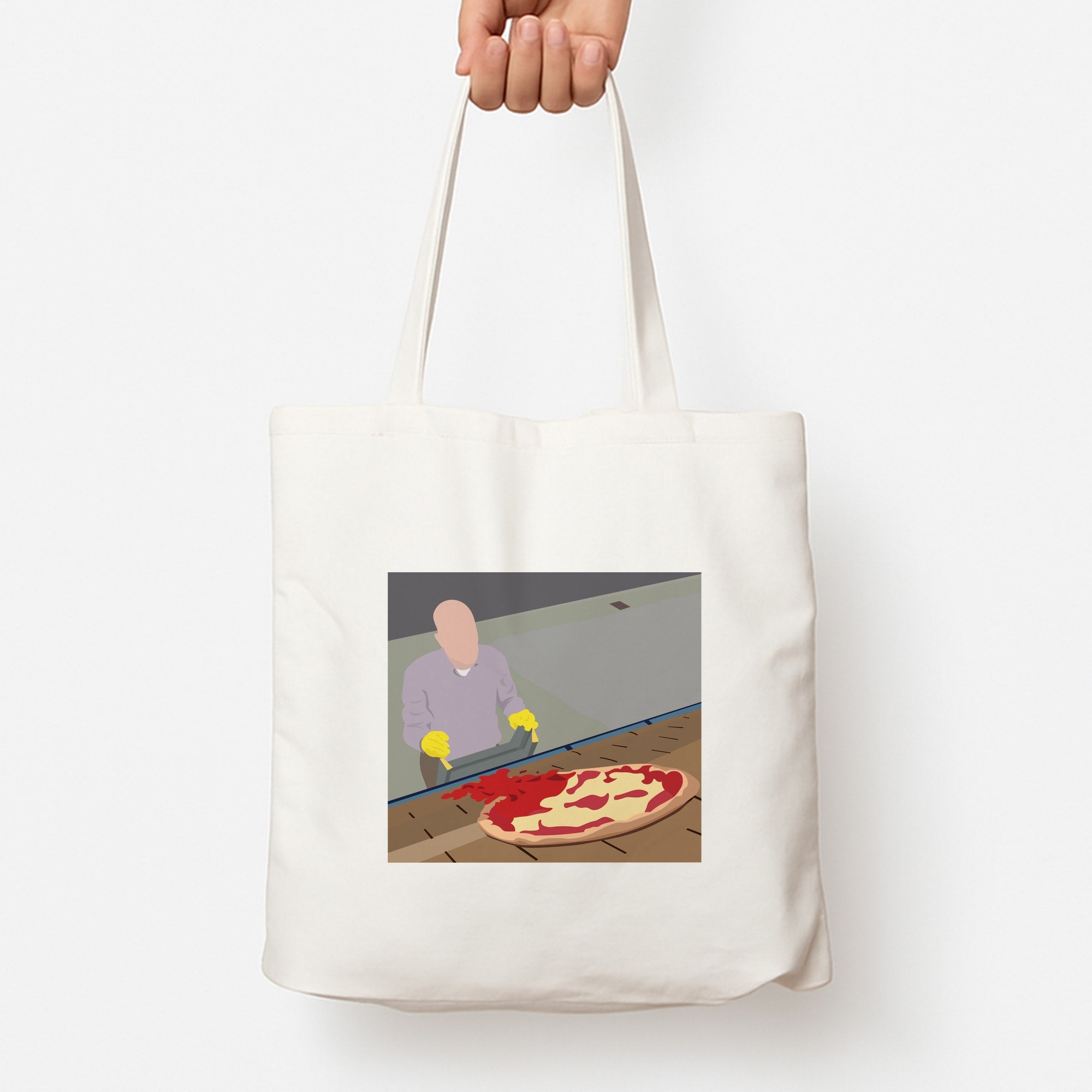 Pizza On The Roof Tote Bag