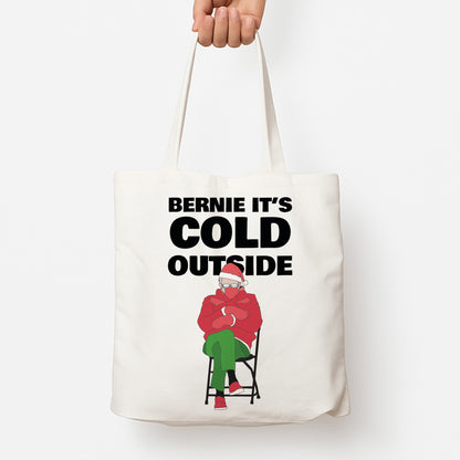 Bernie It's Cold Outside Tote Bag