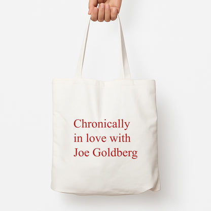 Chronically In Love With Joe Tote Bag