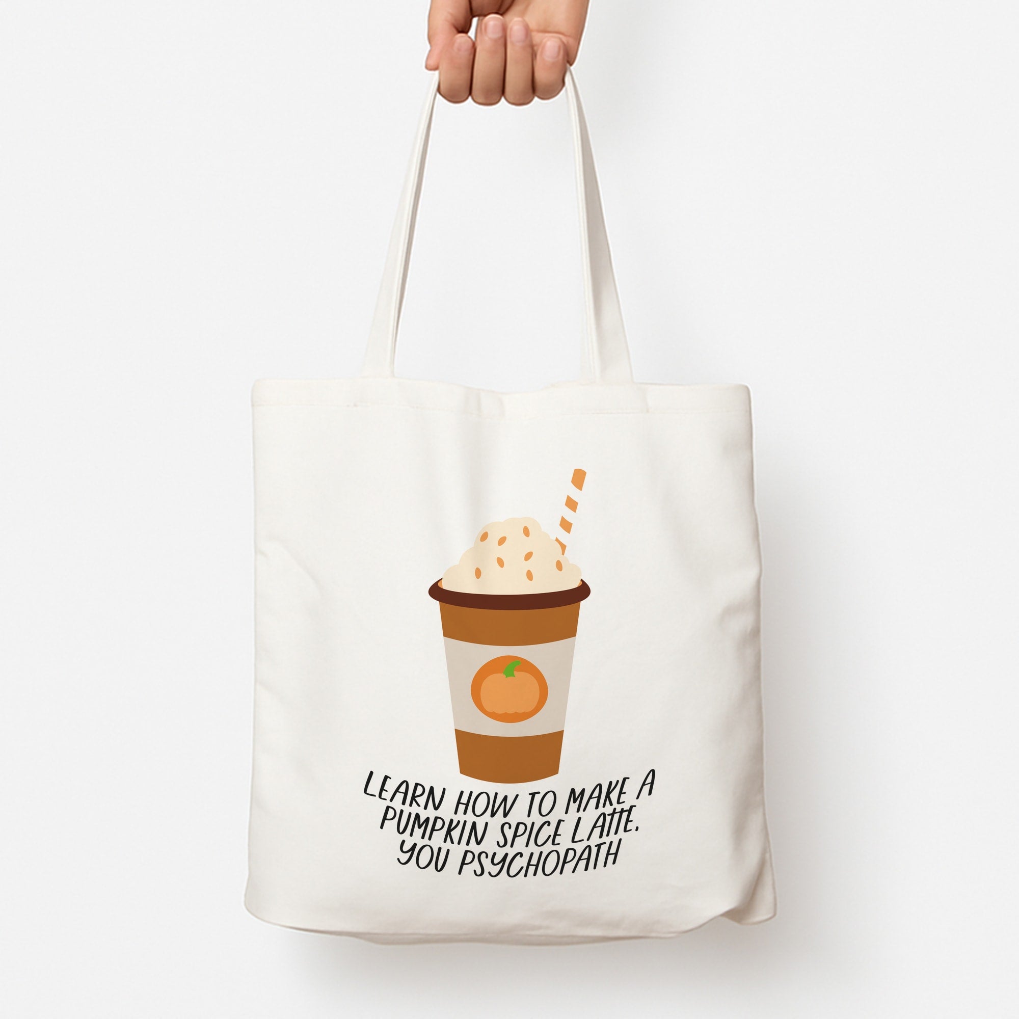 Learn How To Make A Pumpkin Spice Latte - Halloween Queens Tote Bag